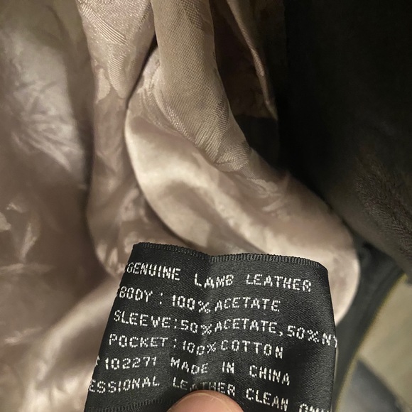 Couture by J.Park Lamb Leather Coat - Picture 3 of 5